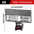 For Dewalt 18V Li - ion Battery LED Work Light 3/4 Inch Flashlight Portable Emergency Flood Lamp Camping Lamp - PhishStones Products