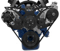 Ford 351 Cleveland Serpentine System - PS & ALT - Black - PhishStones Products