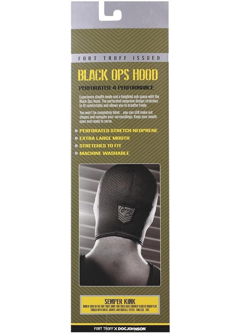 Fort Troff Black Ops Hood - PhishStones Products