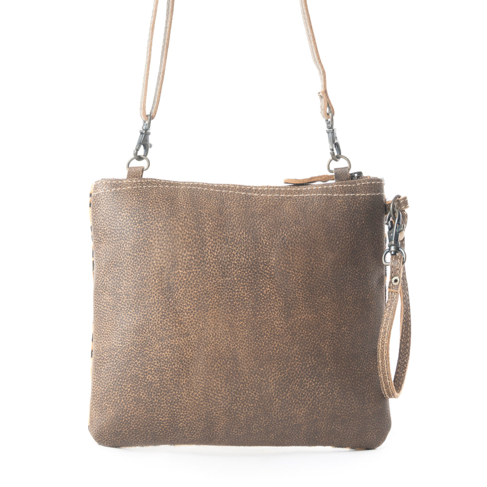 Freckled Leather & Hairon Bag - PhishStones Products