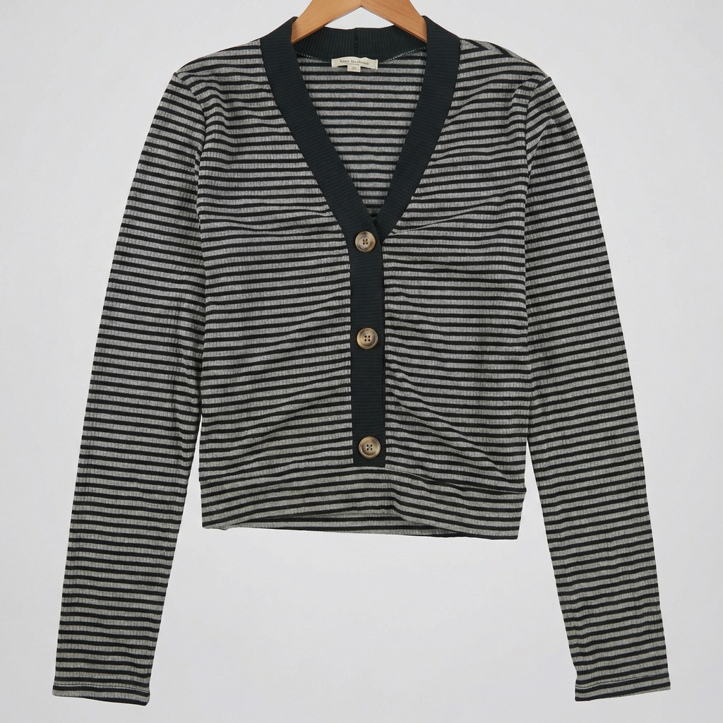 Ultra Flirt Juniors Striped Pullover Blouse, Size XL