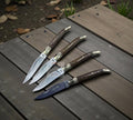 French - Inspired Laguiole - Style Bougna Bee Pocket Knife – Premium Rosewood & Brass Folding Knife - PhishStones Products