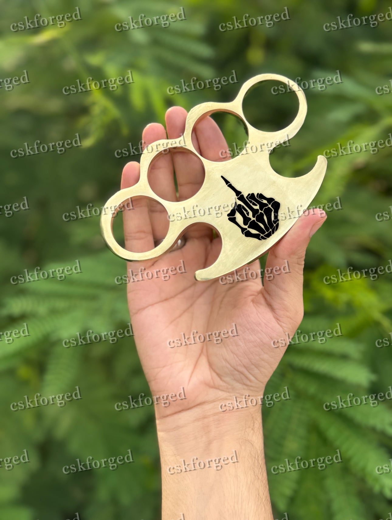FTW Custom Brass Knuckles - Hand - Crafted for Power and Durability - PhishStones Products