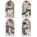 Christmas Tag Plaque  4 Asstd.  (Pack of 4)