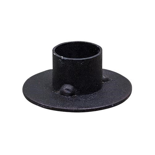 Circle Taper Holder - Black  (Pack of 4)
