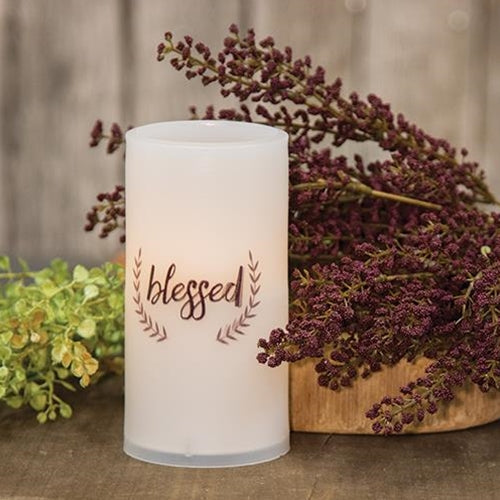 Blessed Pillar White  (Pack of 4)