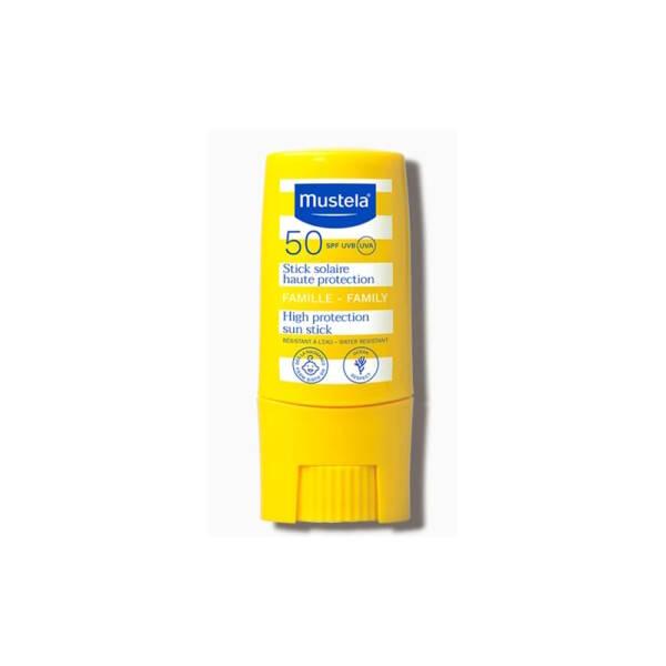 Mustela SPF50+ Sunscreen Stick for Family - 9ml - High Protection, Portable & Non-Greasy