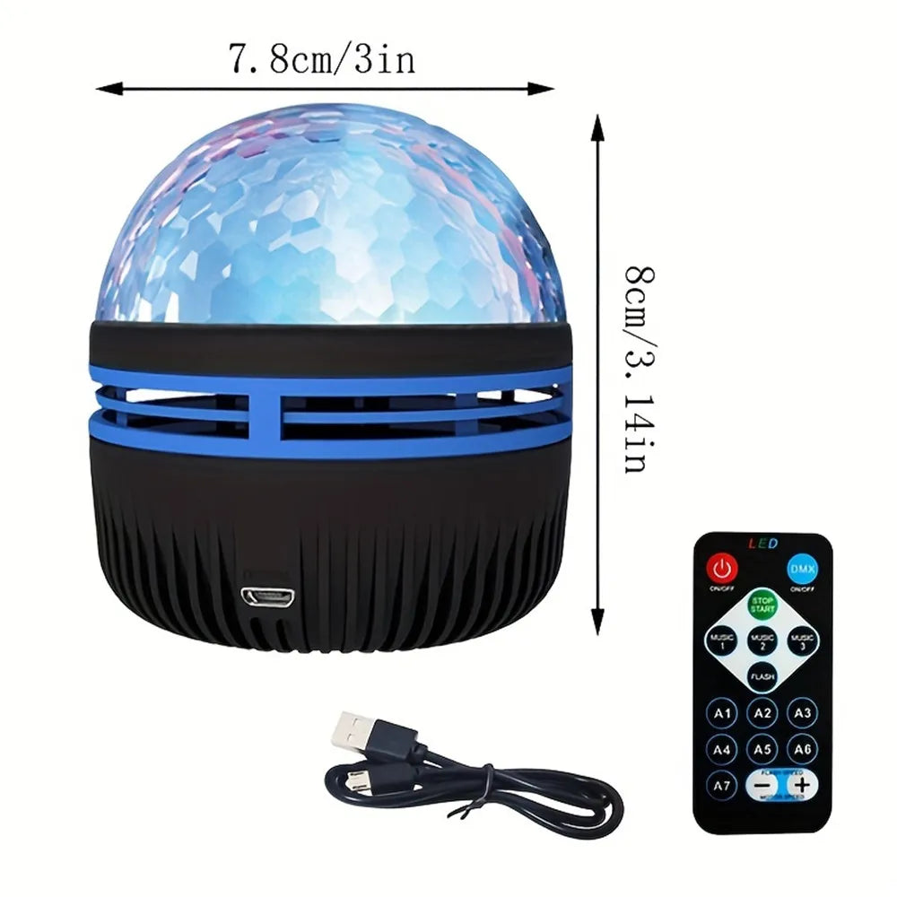 Galaxy Aurora Projector Night Light USB 5V LED Rotating with Remote, Home Theater, Bedroom and Kids Room Decor - PhishStones Products