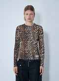 Ganni Women Mesh Top