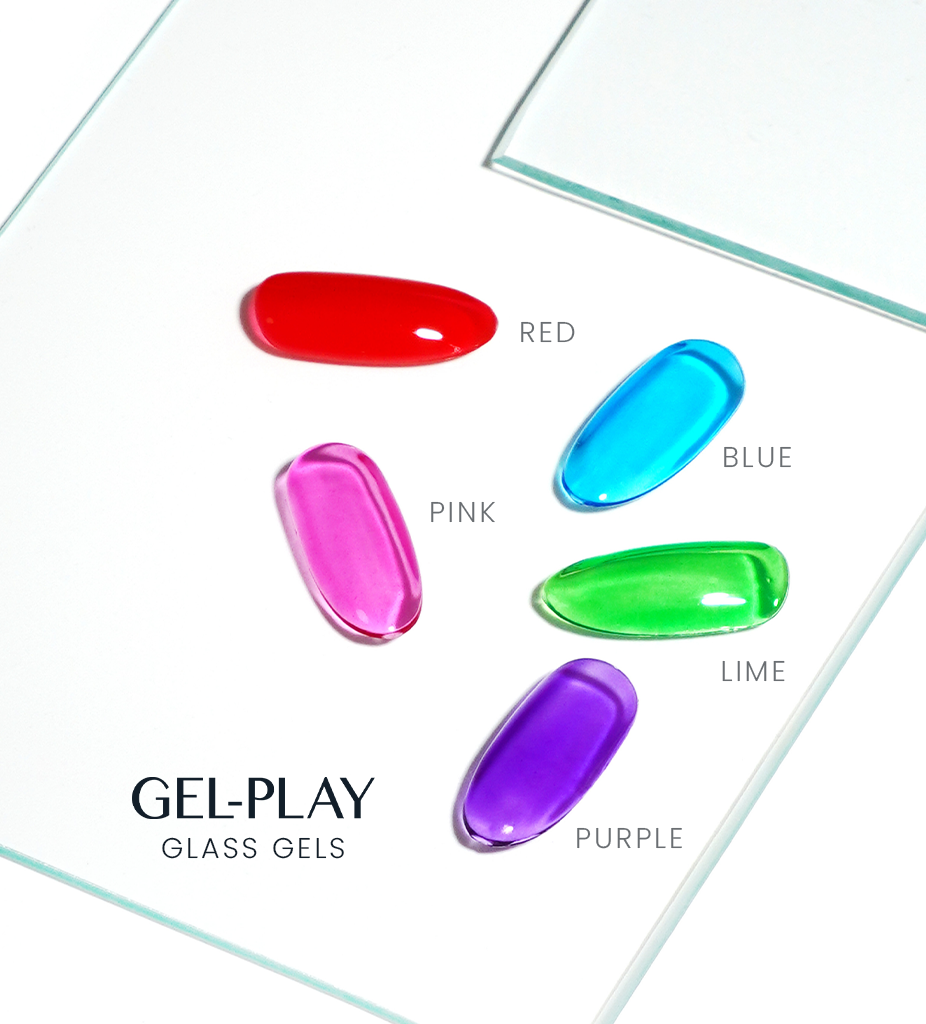 Akzentz - Gel Play Glass Blue, 10ml