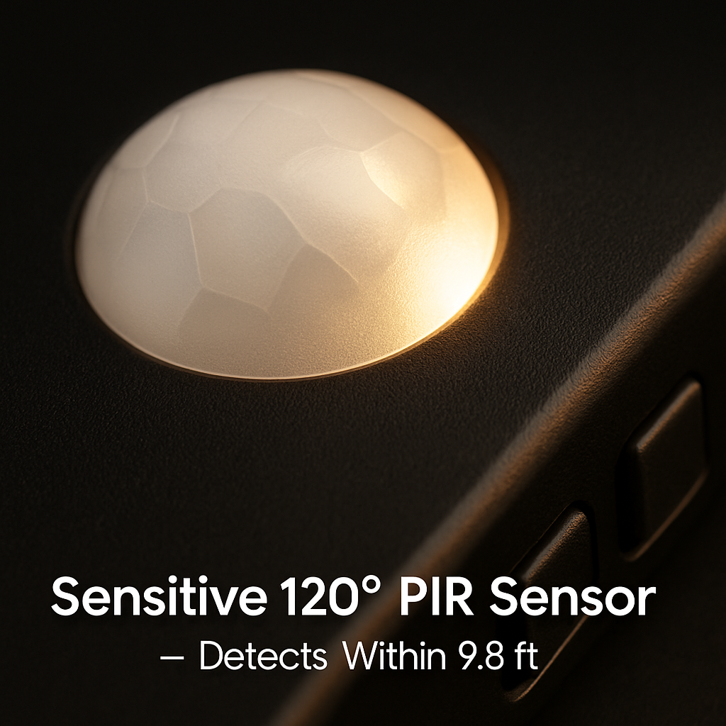 Rechargeable Cabinet Light with Motion Sensor - Silver
