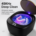 Ultrasonic Retainer Cleaner for Dental Appliances