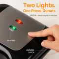 Mini Donut Maker for Kids - Quick Bake, Safe, Non-Stick