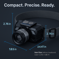 Motion Sensor LED Headlamp with Zoomable Beam and 3 Modes