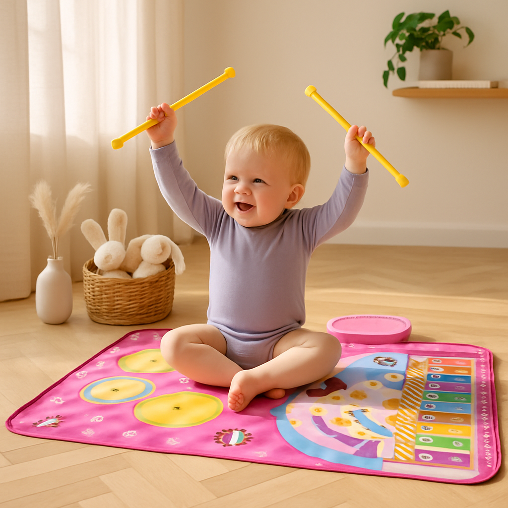 Baby Musical Mat with 55 Sounds for Toddlers