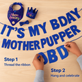 Dog Birthday Bandana Hat Set for Cute Pet Party