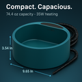 Heated Water Bowl for Dog Cat - Keeps Water Warm Indoors