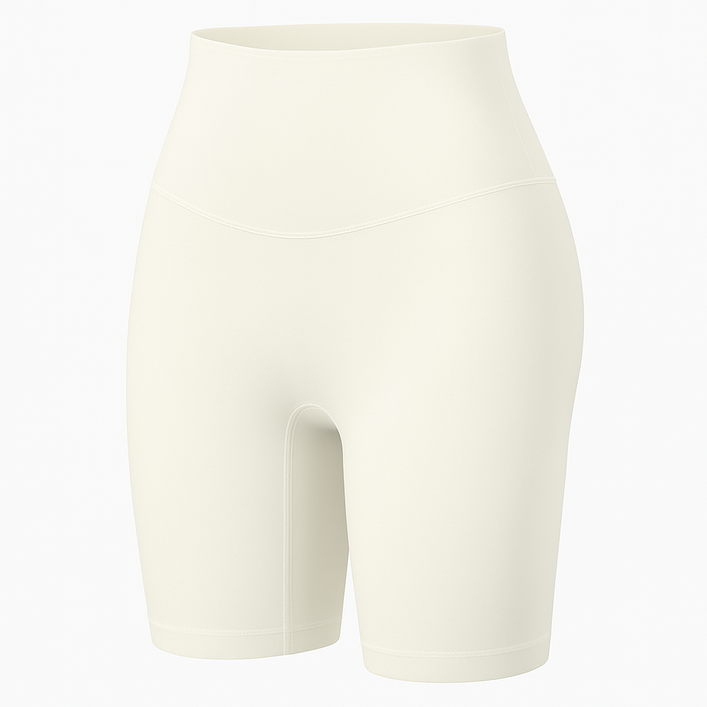 High-Waist Biker Shorts with Tummy Control for Workouts