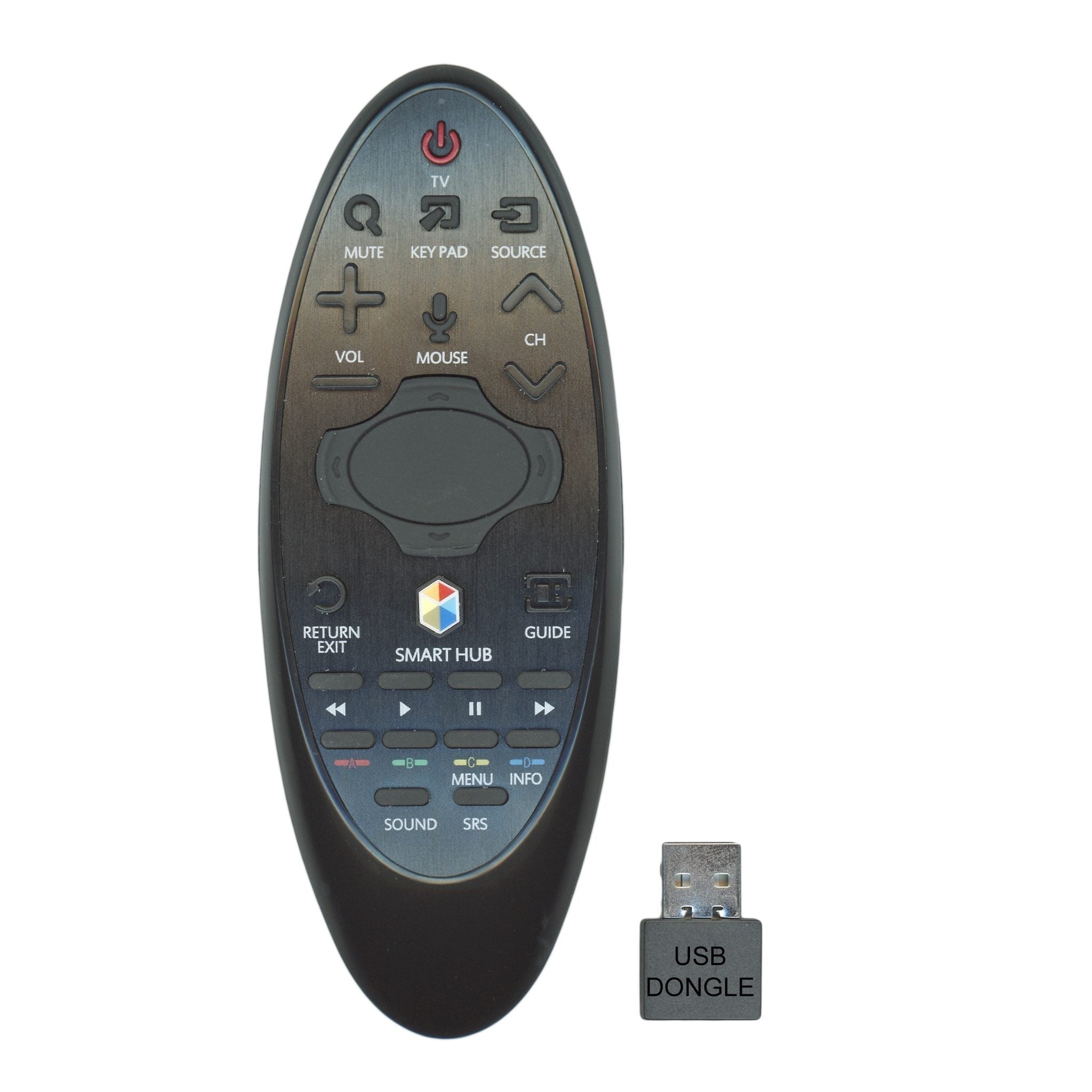 Substitute for Samsung AA59-00766A TV Remote Control - AA5900766A [SR7557, No Voice / Touch Pad]