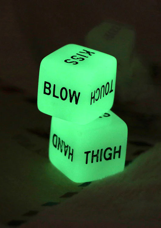 Glow in the Dark Erotic Dice - PhishStones Products