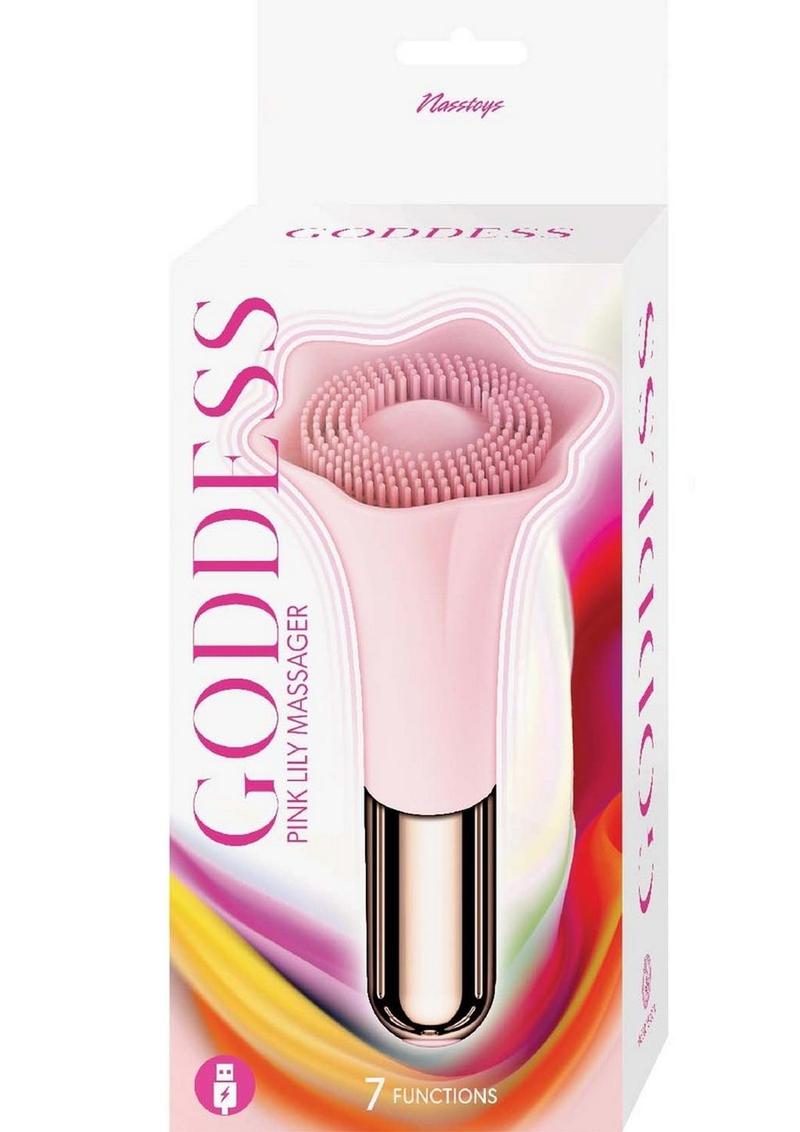 Goddess Pink Lily Rechargeable Silicone Massager - PhishStones Products
