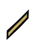 U.S. Army Gold on Blue Female Hashmark