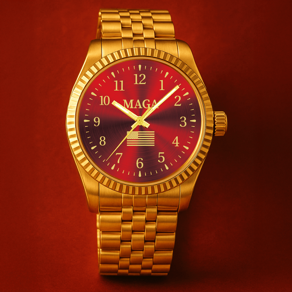 Gold & Red MAGA Watch - PhishStones Products
