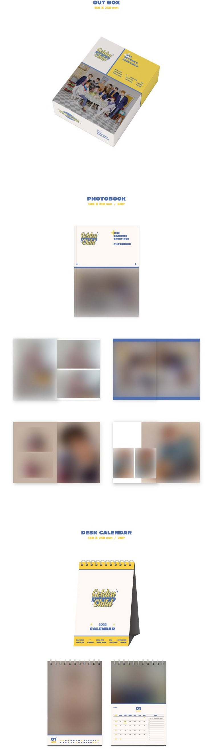 Golden Child 2022 Season's Greetings