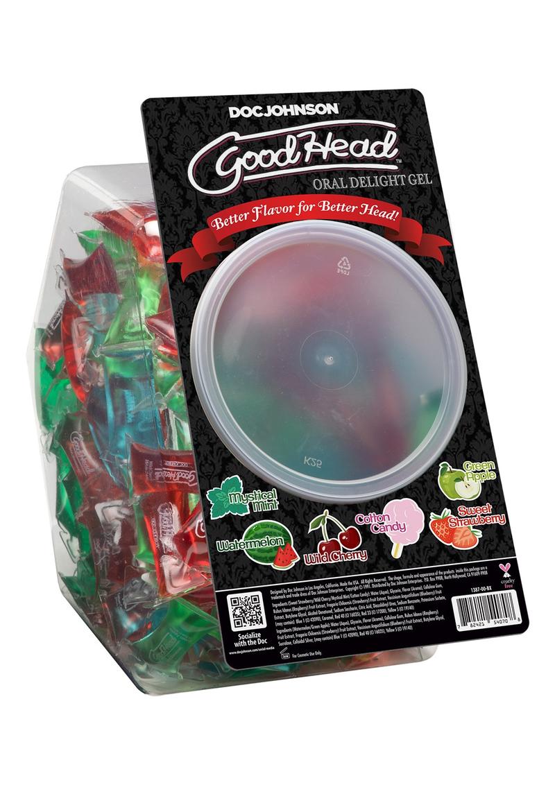 Goodhead Oral Delight Gel Lubricant Fishbowl - PhishStones Products