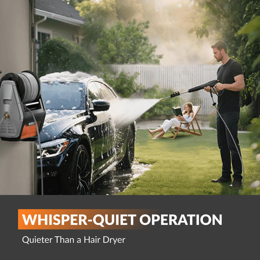 Grandfalls Retractable Pressure Washer Pro - PhishStones Products