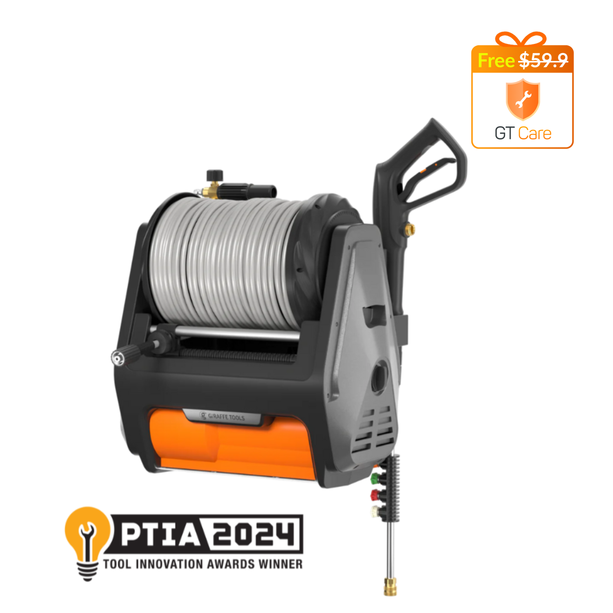Grandfalls Retractable Pressure Washer Pro - PhishStones Products
