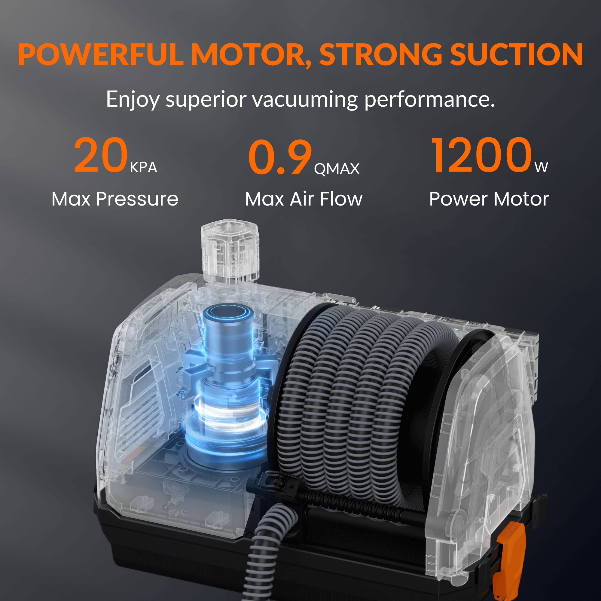 Grandstorm Retractable Vacuum Cleaner - PhishStones Products