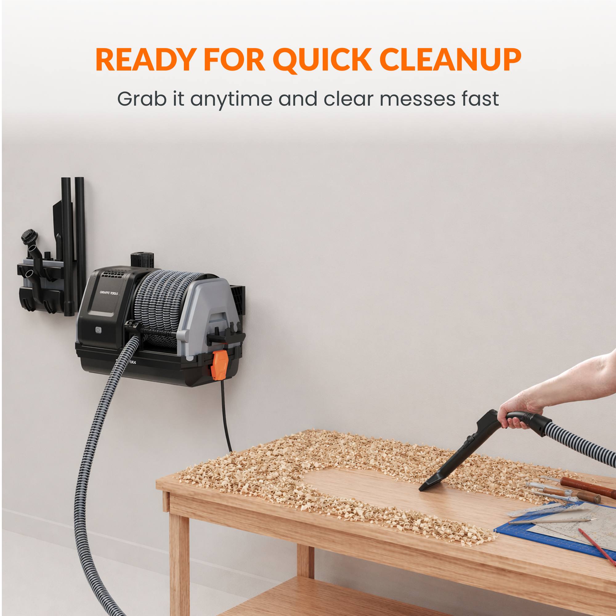 Grandstorm Retractable Vacuum Cleaner - PhishStones Products