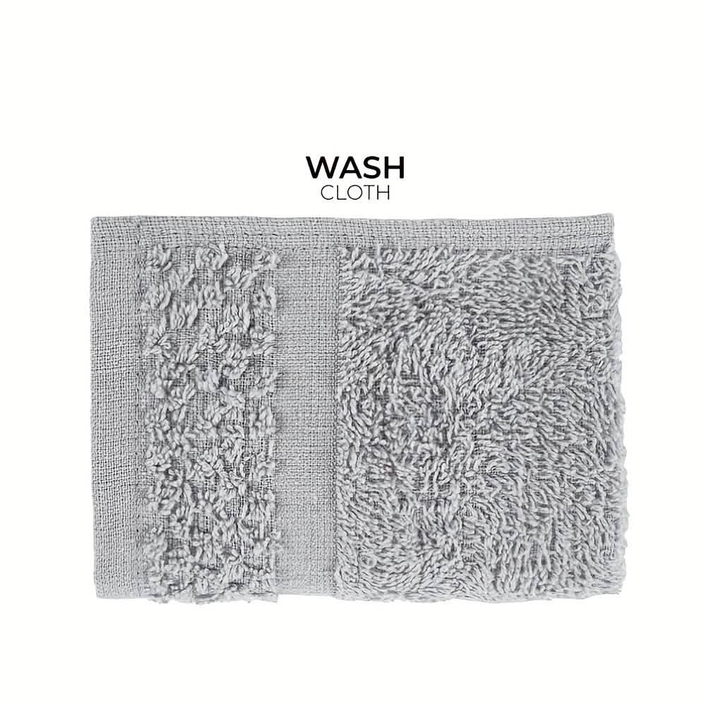 Gray Cotton Bath Towel Set (10–32 pcs) - PhishStones Products