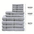 Gray Cotton Bath Towel Set (10–32 pcs) - PhishStones Products