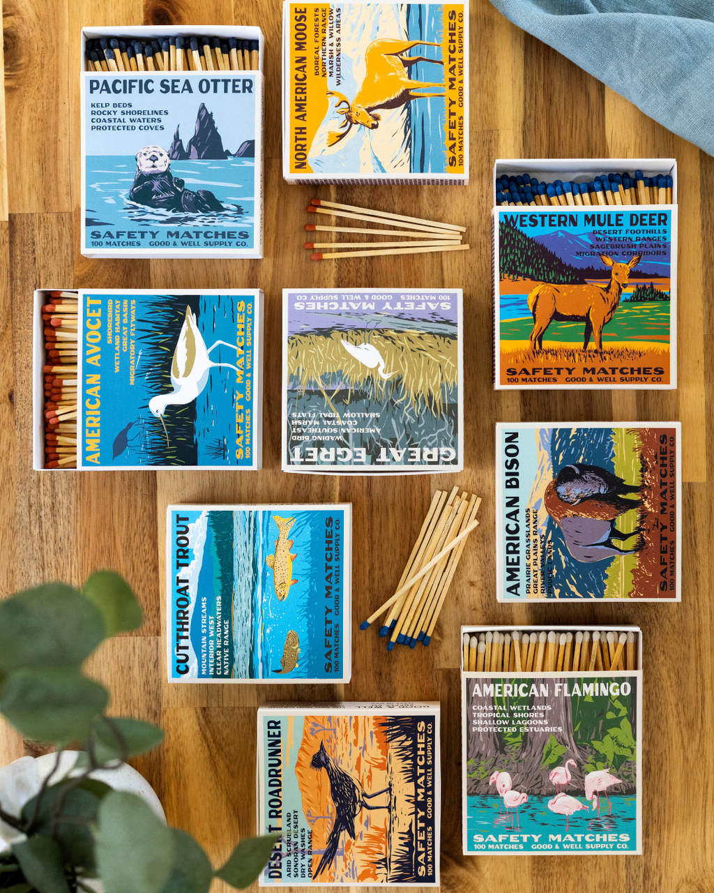 Great Egret Cabin Matches