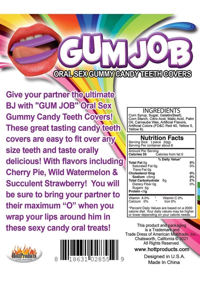 Gum Job Oral Sex Gummy Candy – Flavored Teeth Covers for Adults - PhishStones Products