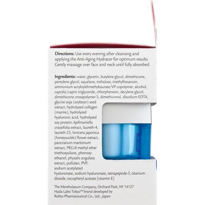 Hada Labo Tokyo Anti - Aging Overnight Treatment Hyaluronic Acid Night Cream 1.76oz - New - PhishStones Products