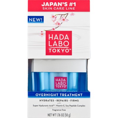Hada Labo Tokyo Anti - Aging Overnight Treatment Night Cream 1.76oz - Imperfect Box - PhishStones Products