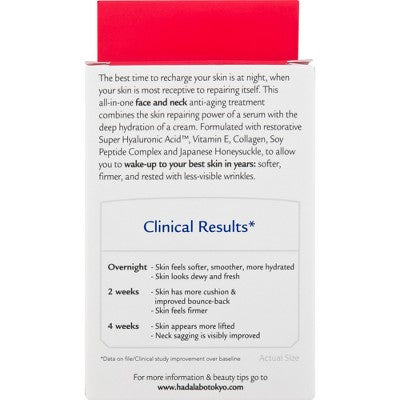 Hada Labo Tokyo Anti - Aging Overnight Treatment Night Cream 1.76oz - Imperfect Box - PhishStones Products
