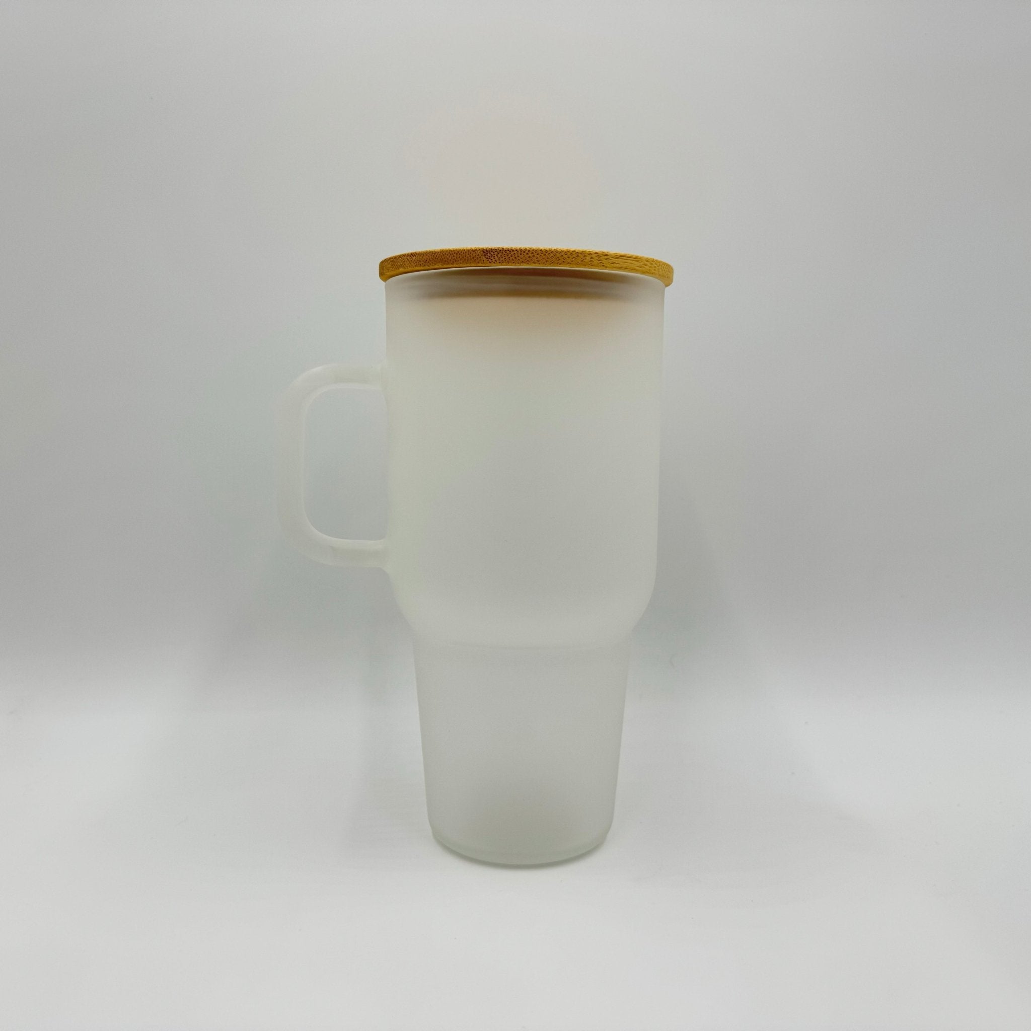 Hailey Brook Designs 32oz or 40oz Sublimation Clear or Frost Glass Tumbler, Mug, Cup With Bamboo Lid and Straw - PhishStones Products