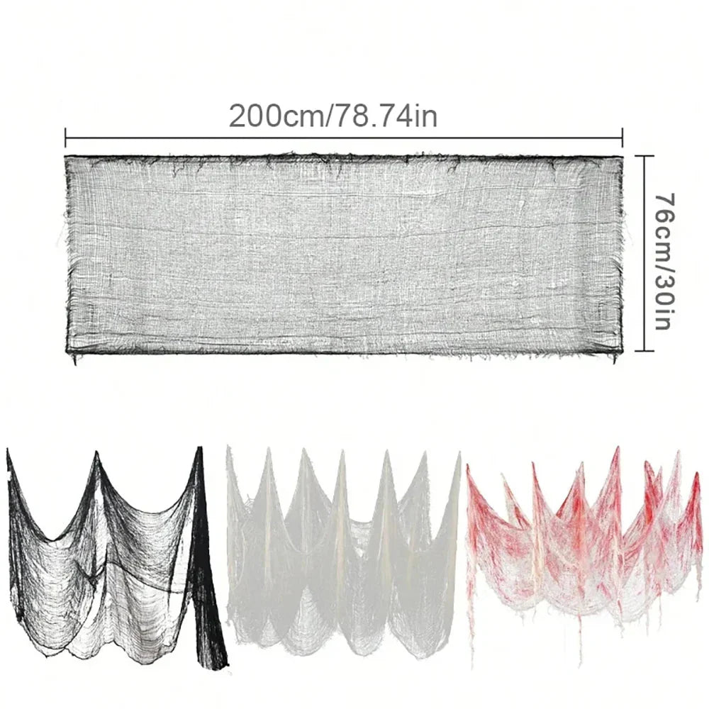 Halloween Bloody Gauze Decorations | Horror Cloth Bandage for Haunted House Props
