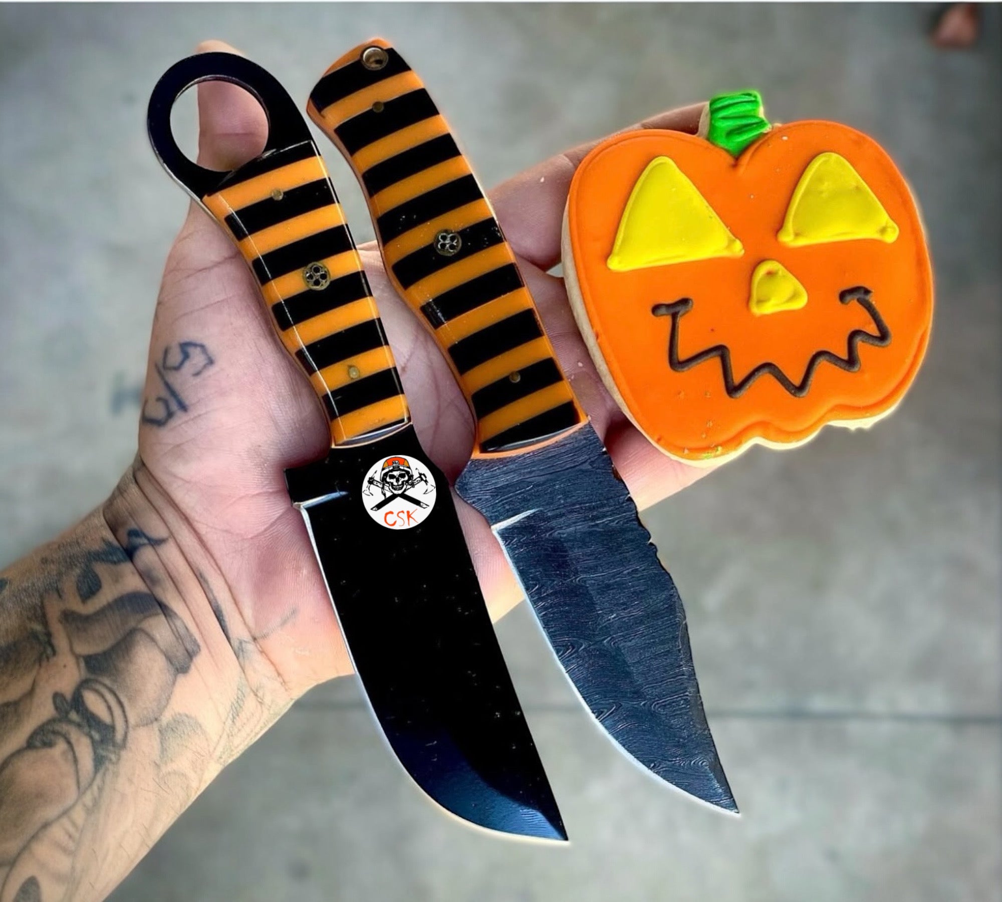 Halloween Custom Hunting Knife Set - PhishStones Products