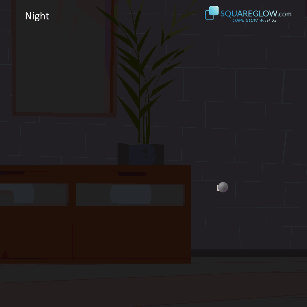 SquareGlow Smart Strobe - WiFi-Connected Flash Alert for Any Home
