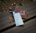 Hand - Forged Butcher & Kitchen Cleaver - 13” Damascus Chef Chopper Knife - PhishStones Products