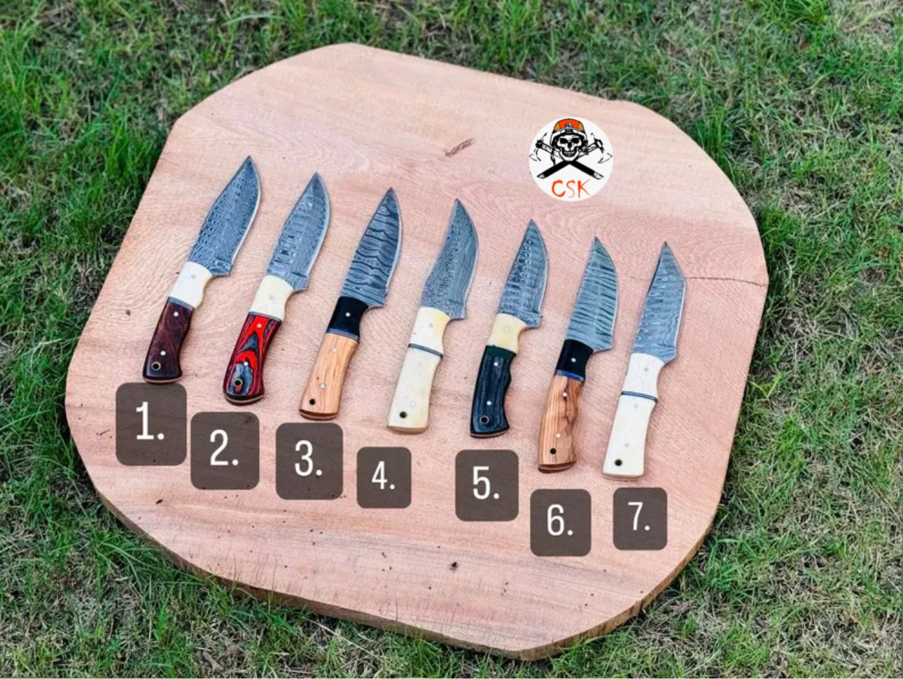 Hand - Forged Damascus Hunting Knives | Custom Handmade Blades for Outdoor Adventure - PhishStones Products