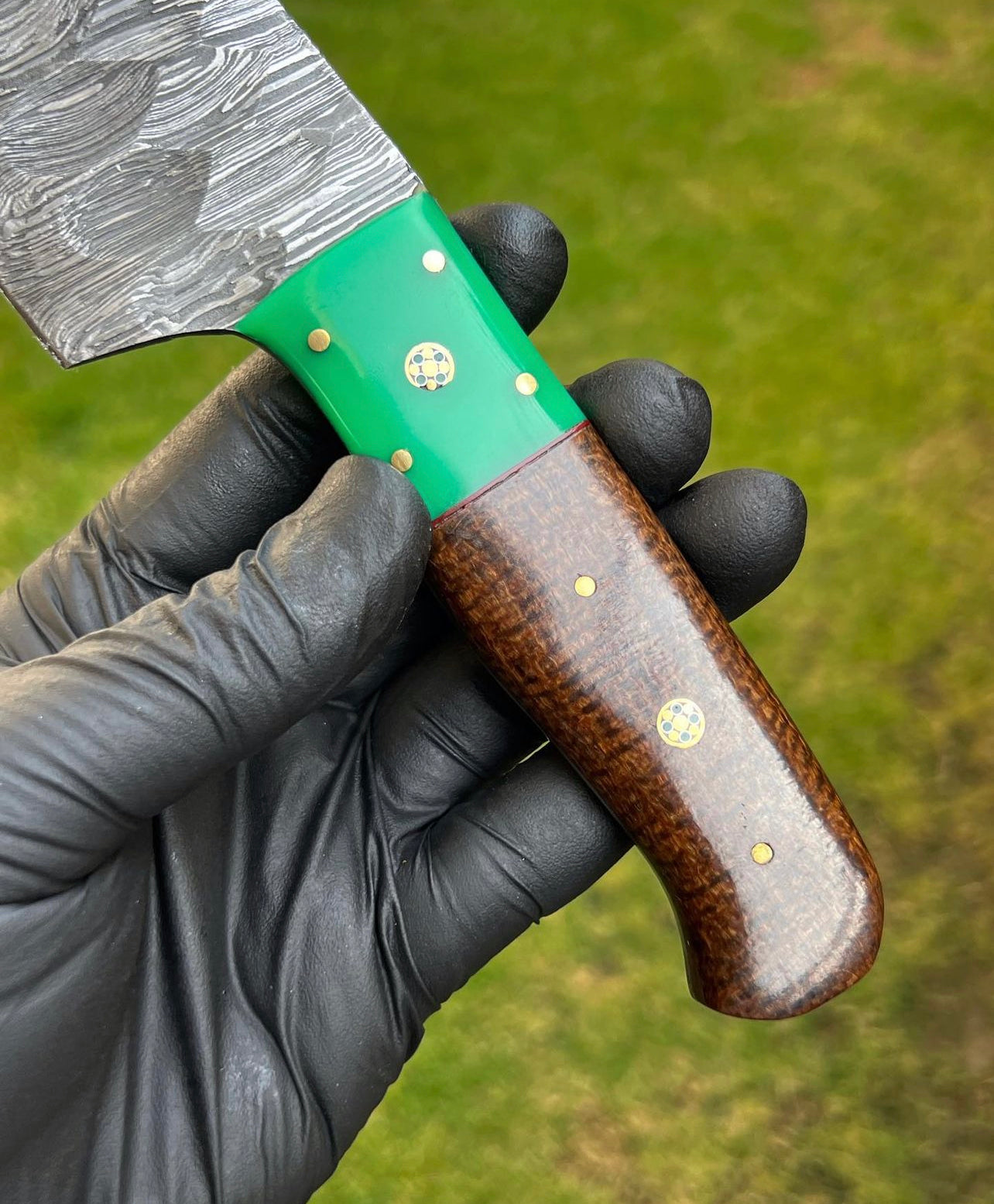 Hand Forged Damascus Steel Fixed Bladed chef knife - PhishStones Products