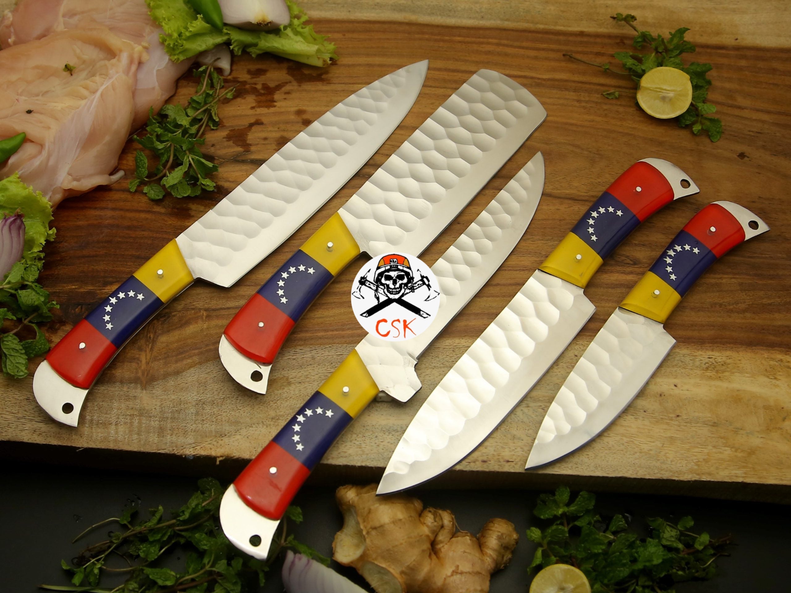 Hand Forged Flag Inspired Knives - PhishStones Products