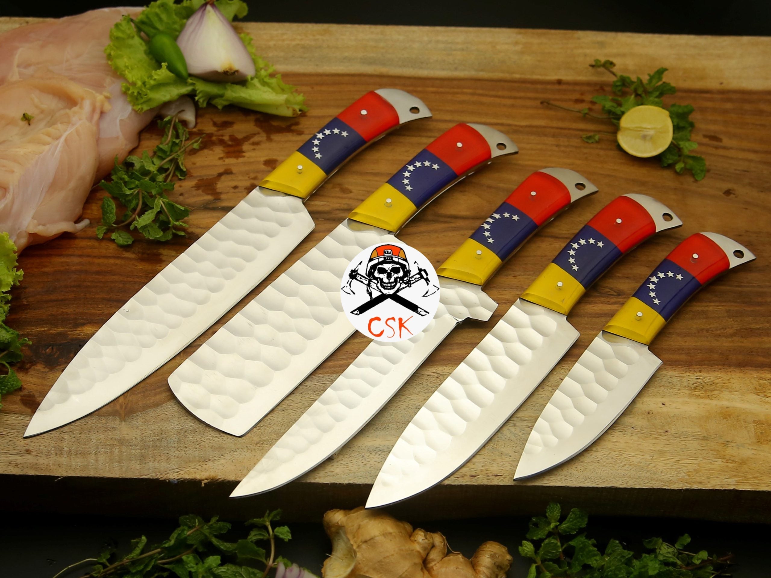 Hand Forged Flag Inspired Knives - PhishStones Products