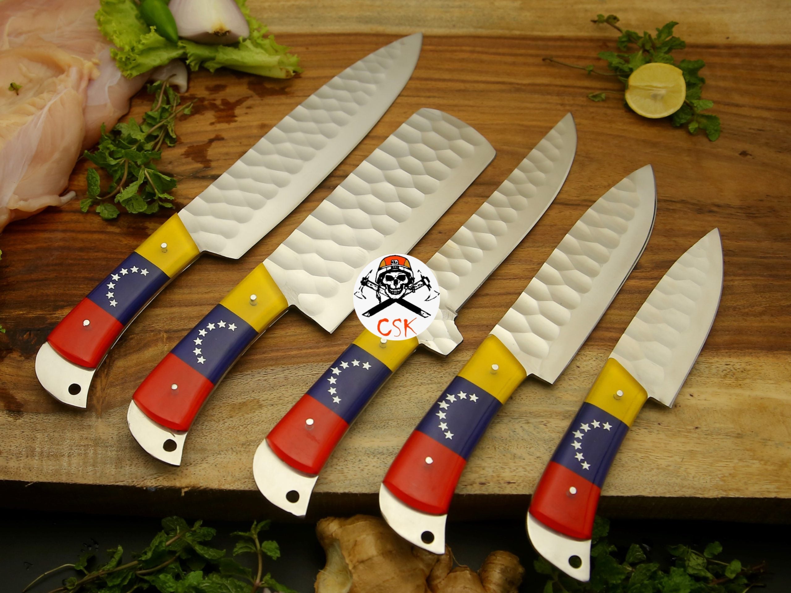 Hand Forged Flag Inspired Knives - PhishStones Products